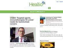 Tablet Screenshot of healio.com